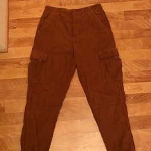 brown corduroy cargo pants